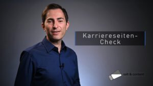 Karriereseite überprüfen